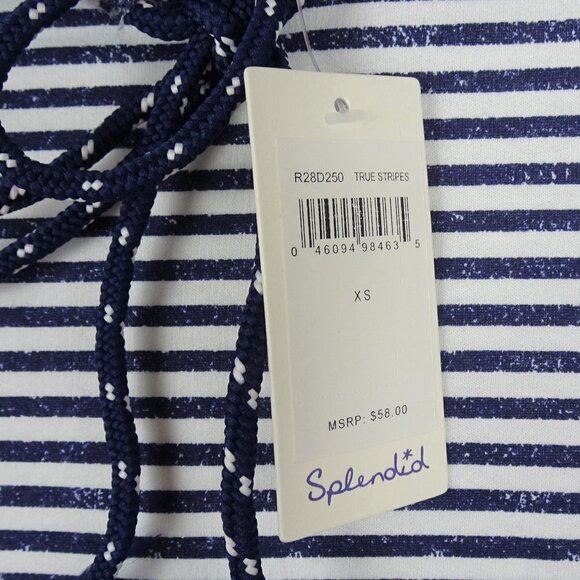 NWT Splendid Pullover Stripe Lounge Hoodie Athleisure Active XS - Picture 9 of 11